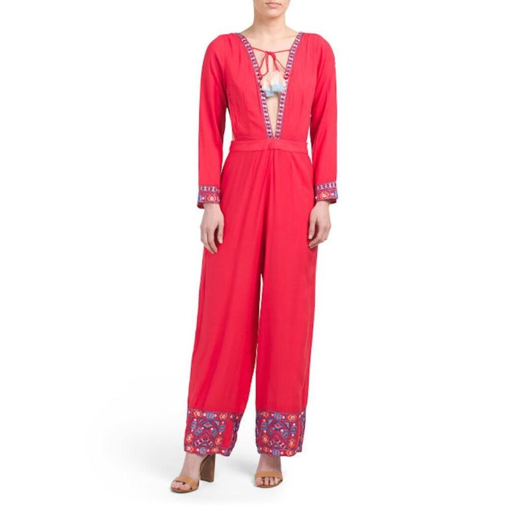 Kas New York Embroidered Jumpsuit